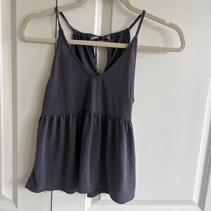 American Eagle Soft Gray Tank Top Size XS